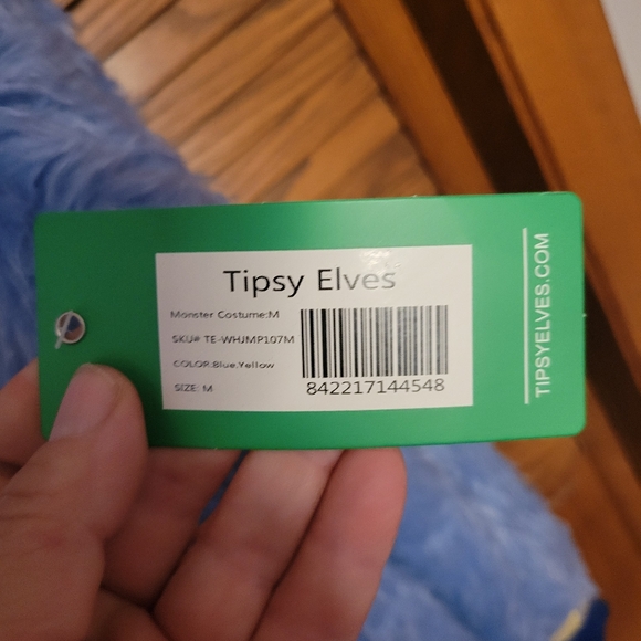 Tipsy Elves‎ NEW Monster Halloween Costume Monster Inc Sully Unisex - Picture 6 of 8